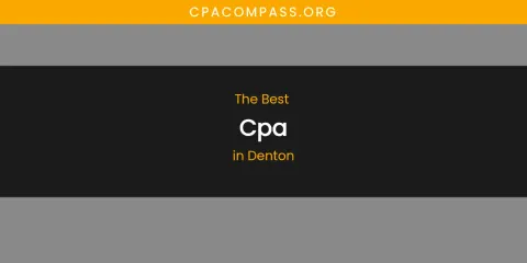 The Absolute Best CPA in Denton