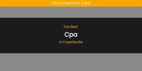 The Absolute Best CPA in Fayetteville