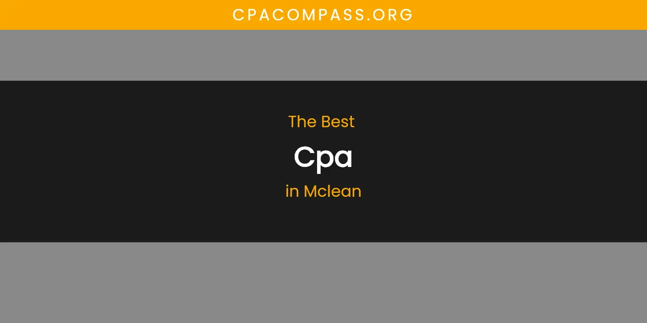 Mclean's Best CPA featured