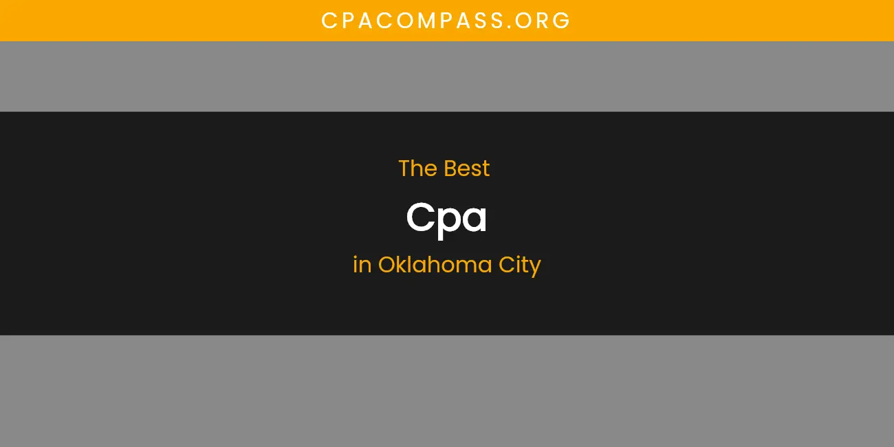 Oklahoma City's Best CPA featured