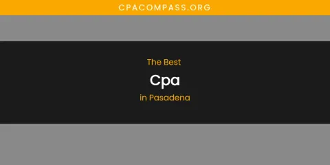 Pasadena's Best CPA